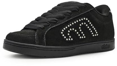 Etnies Kingpin för män, Svart/svart/silver, 9