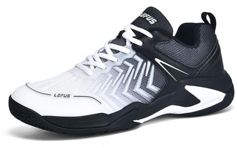 BLBK Chaussures de badminton, chaussures de squash, chaussures d'intérieur pour différents revêtements de sol, prise en main confortable et ferme, chaussures de volleyball unisexes