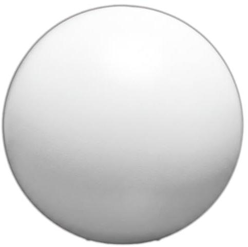 Bola de Polietileno de 450 mm de Diámetro | Para Luminaria Exterior | Difusor Esférico Opal Resistente a Impactos | Bola de Iluminación para Jardín, Parques, Urbanizaciones y Alumbrado Residencial