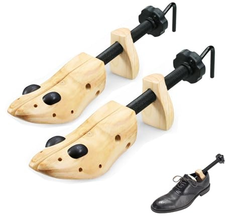 Echodo Schuhspanner aus Zedernholz, verstellbar, für Damen und Herren