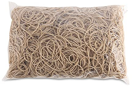OFFICE PRODUCTS gummiband diameter: 50 mm färg: Naturlig/beige/vikt: 1 000 g – 1 kg/gummiringar gummi/gummi 60%/gummi för hem, kontor skola