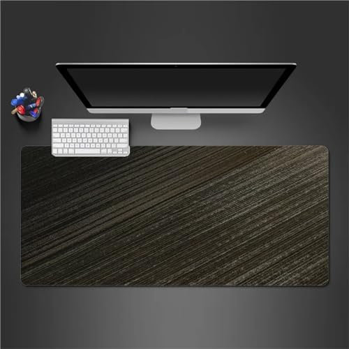 QiHon Gaming Mauspad XXL Holzmaserung Großes Mauspad Schreibtischauflage mit Vernähte Kanten Einer speziellen Oberfläche verbessert Geschwindigkeit und Präzision 1200x600x3mm