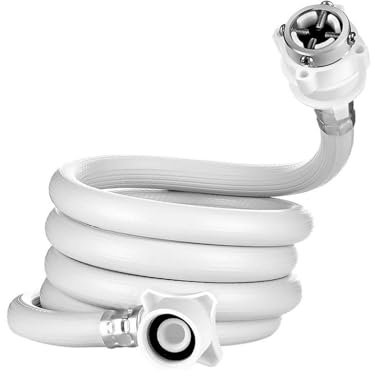 PJQUEKAIPJ Waschmaschinen-Wassereinlassrohr, Waschmaschinenrohr for Füllen von Wasser, Waschmaschinenschlauch, tragbarer Wassereinlassanschluss und (Size : 1.5m)