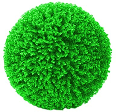 Obelunrp Artificial Topiary Ball, 40cm Decorative Hanging Faux Boxwood Ball, Fake Plant Artificial Grass Ball for Home Garden Mall Decor(Green)