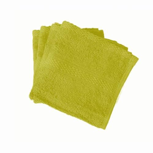 Lyra Sängkläder – 100 % egyptisk bomull ansikte flanell tvättlappar – förpackning med 2 ELLER 4 500 Gsm Facecloths, 30 cm x 30 cm fyrkantiga, snabbtorkande och absorberande sminkborttagningsdukar,