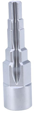 Stufenschlüssel mit Vierkant-Stecknuss 1/5.1 cm 5-Stufen Heizkörperschlüssel Steckschlüssel Werkzeug Stufenschlüssel Antriebe für Heizkörper