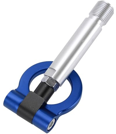 Hihaha Anello di Traino Rotante Universale per Toyota Yaris EP | Blu, Metallo, 23 Cm, Rotante, Resistente, Per Paraurti Anteriore, Installazione Facile, Viti Incluse