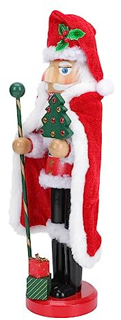BUGUUYO 1pièce Huile De Noyer Poupée De Noël Décoration Artisanale Figurine De Casse-Noisette pour Décor De Fête