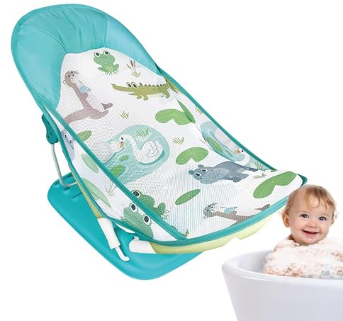 Generisch Badstöd för småbarn – bärbar babybadstol | vikbar barnbadstol för småbarn, duschbad | utrymmesbesparande vikbar dusch, badkar, badkarsstöd för barn flickor