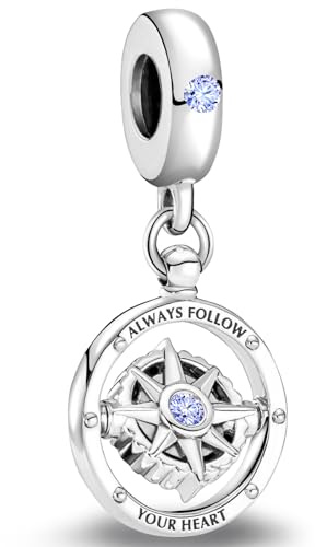 J.Fée 1 Pcs Charms Anhänger für Damen, Anhänger für Armbänder in 925 Sterling Silber, Kettenanhänger Silber oder Charms Gold, Stilvoll Schmuck Damen Geschenke für Frauen