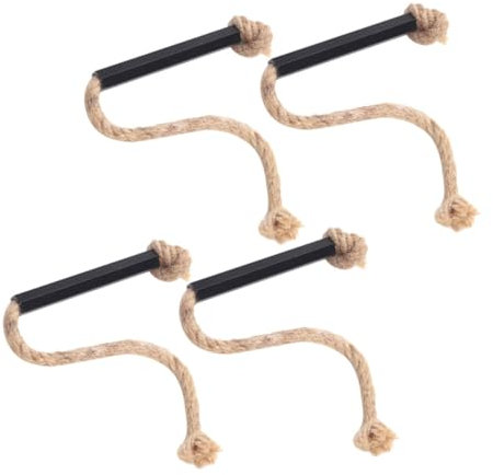 ifundom 4 Pièces Corde Allume-feu pour Extérieur Lot de Cordes De Camping Briquet à pour Feux De Camp Et Urgence