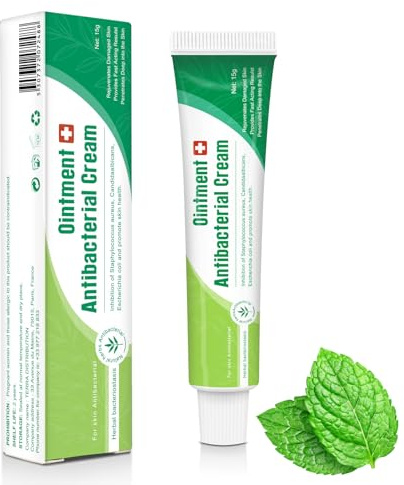 Antibacterial & Antiseptic Cream – Soothing Ointment for Skin Irritation, Relieves Itching, Helps Protect Sensitive Skin (15g)