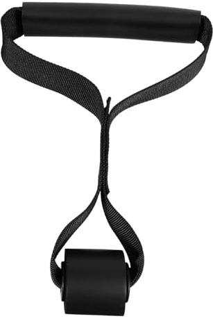 Toddmomy Nylon Türanker mit Zugseil für Krafttraining und Rehabilitation | Leicht zu Verstauen und Einfach zu Bedienen, Schwarz, für Athleten im Gym und Beim Training