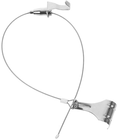 CLISPEED Adjustable Picture Frame Hanging Wire Rope with Heavy Duty Hook Cable for Secure Wall Art Lamps and Photo Frame Display Easy to Install
