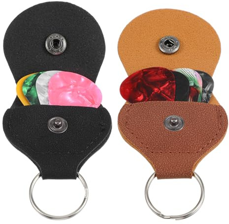 Xinjoduz Gitarren Plektrum Set Mit Aufbewahrungstasche Dünne Gitarrenplektren 3 × 2.6 Cm Mehrfarben Plektren Gitarre Für E Gitarre Plektrum Akustikgitarre Akustikgitarre Bass Und Ukulele