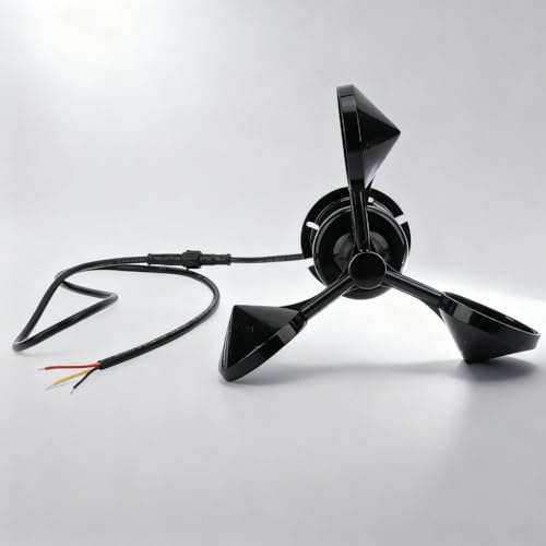 Anemometro per Tende da Sole, Sensore di Velocità del Ultrasonico Alta Precisione, 4-20mA 9-30V - Materiale Resistente ABS, Impermeabile IP64, Adatto a Ambienti Esterni