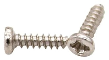50 Uds M1.4 M2 Tornillo De Cabeza Redonda Ranurada Cruzada Precisión Acero Inoxidable For Reparación Relojes Gafas Teléfonos Móviles(M1.4x2.8 half thread)