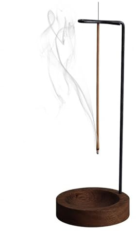 Incense Holder, Wooden Upside Down Incense Holders for Sticks Ash Catcher, Incense Burner Modern Design With Cone Coil Incense Sticks Holder for Home Accessories Home Decor Yoga Spa Meditation