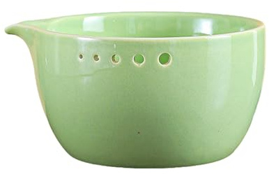Zkydhbd Elegante ciotola giapponese in ceramica per tritacarne aglio per una separazione efficiente delle foglie e cucina moderna design macina aglio gadget da cucina separatore foglie efficiente