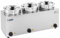 Royal Catering - RCBM-3/4R - Bain Marie Suppenstation Hotpot mit Ablasshahn Chafing Dish (3 x 2,75 L, 3 x 150 W, Inklusive Deckel, 30-110 °C, 3 Einsatztöpfe)