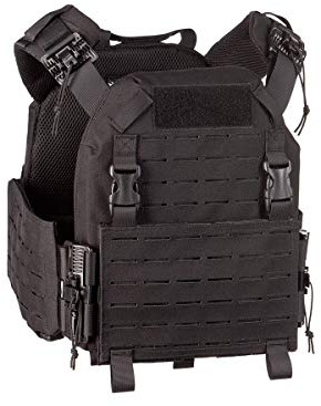 Invader Gear QRB Reaper MOLLE Plate Carrier Vest Lazer Cut QR Airsoft, schwarz
