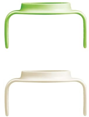 MAM Hold My Cup Day & Night mit Griffen, die im Dunkeln leuchten. Griffe für alle MAM-Becher, rutschfest und ergonomisch, 4 Monate, grün und neutral, ZEDMM243N