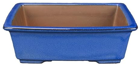 Maceta de Cerámica para Bonsáis Estilo y Funcionalidad con Colores Mixtos - 15x10x5cm