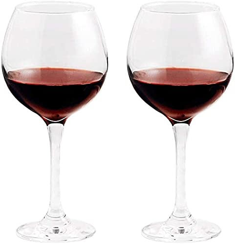 una copa de vino tinto, una copa larga, Copas Copas de vino tinto Juego de 6 copas de vino Cristalería for beber for fiestas Apto for lavavajillas 520 ml / 17,5 oz Copas (color: A) (C) ( Color : A )
