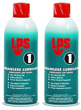 (2 Pack) - LPS No.1 Greaseless Lubricant and Moisture Displacing Spray - 00116 - 11Oz Cans