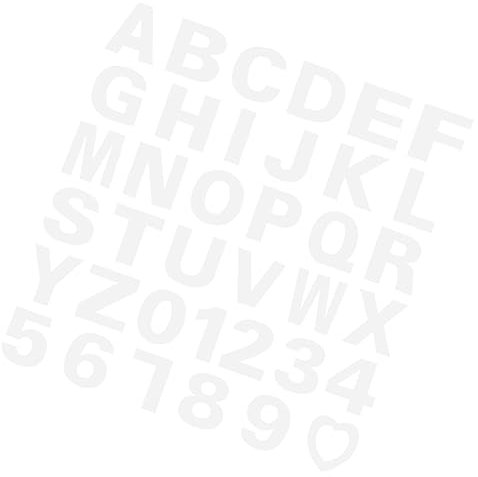 PRETYZOOM 37pcs Cake Number Stencils Alphabet Cake Templates Heart Molds Baking Supplies for Letters Alphabet Cutters Fondant Icing Decorating