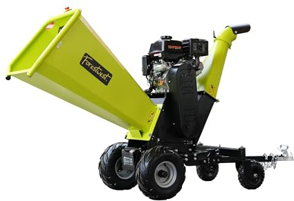 FORESTWEST 11062, 6 Wood Chipper, Wood Shredder 20HP Petrol with E-Start