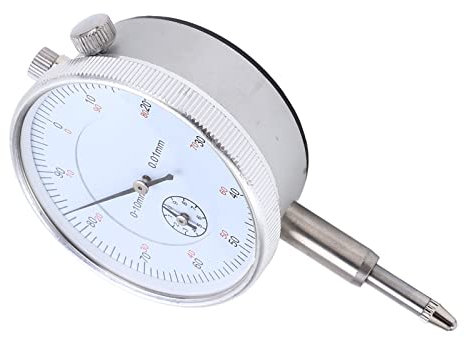 Comparatore, Indicatore di Tipo Meccanico per Test di Misurazione dello Strumento Puntatore Ad Alta Precisione (0-10 mm)