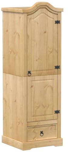 vidaXL Kleiderschrank Corona 55x52x170 cm Massivholz Kiefer
