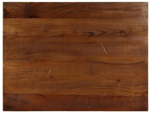 vidaXL Tischplatte 80x60x2,5 cm Rechteckig Altholz Massiv