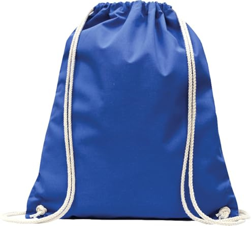 Baumwollbeutel - Turnbeutel 10 Stück 38x42 cm Sportbeutel mit Kordel - Rucksack, Beutel, Jutebeutel Oeko-TEX® geprüft Stoffbeutel Damen & Herren, Kinder - Gym Bag, blanko zum bemalen für Sport & Reise