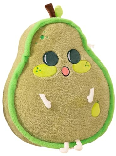 Poire en Peluche, Poire Jouet en Peluche Mignon Coussins en Poire Doux Oreiller en Peluche Kawaii en Forme De Fruits Animaux en Peluche pour La Maison Chambre Dortoir Décor Cadeau 50cm