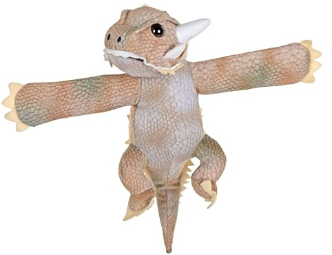 Wild Republic Huggers Lagarto Cornudo, Peluche de Lagarto cornudo, 8 Pulgadas, Juguete de Felpa, Relleno de Botellas de Agua recicladas hiladas.