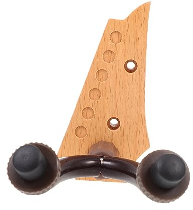 Garneck Supporto Per Chitarra in Legno Gancio Da Parete Per Chitarra Violino Ukulele Erhu Adatto Per Appendere Strumenti Musicali Muro Design Elegante Per Uso Domestico e Negozio