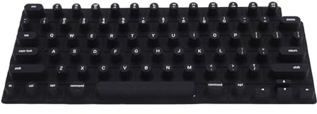 Keyboard for Long Nails, Tippy Type Keyboard Cover Long Nail Keyboard Cover Keyboard Bubbles Soft Silicone Comfortable Typing Raised Nail Typing Nail Cover for OS X Laptop (Black)