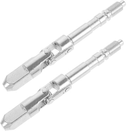 Operitacx Accesorios para Gatos de Remolque Junta de Hierro y Diseño Horizontal Que Ahorra Espacio, Construcción Resistente, Pack de 2 Piezas para Uso Hidráulico