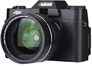 JOJIDE Camescope Numerique, Caméra vidéo numérique caméscope Vlog for Portable Portable 16X Zoom numérique 30MP vidéo et Photographie(Standard,Cam Pro Lens)