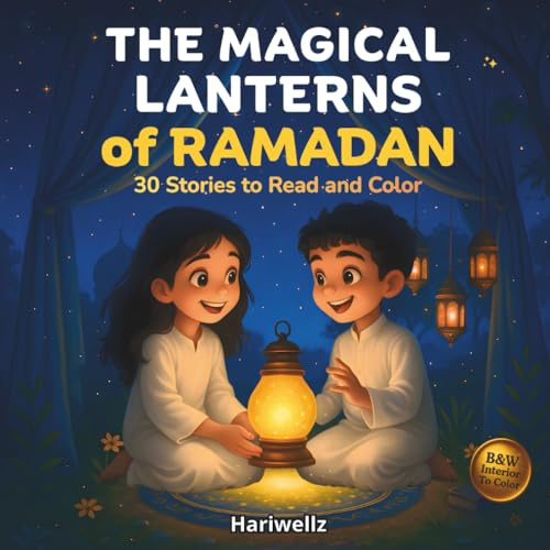 The Magical Lanterns of Ramadan: 30 Ramadan Stories to Read and Color In