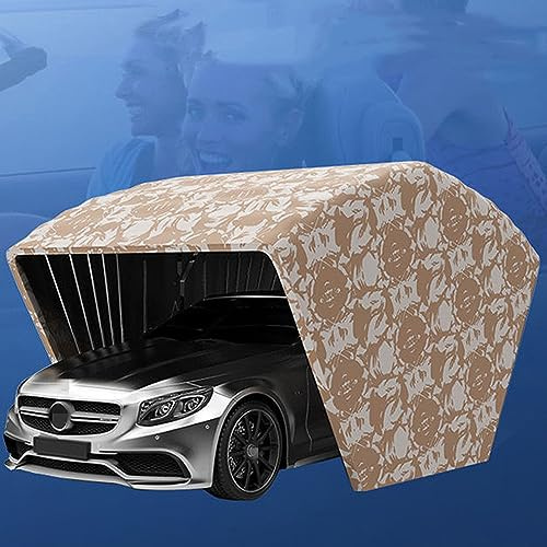 Robuster Carport – Vollautomatische mobile Garagen-Parkschuppen, winddicht und regendicht, isolierte Outdoor-Autoabdeckung