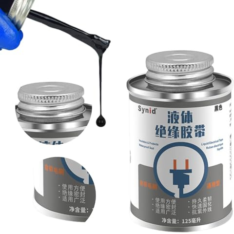 ZoraYorce Cinta aislante líquida impermeable para reparación de PCB eléctrica (150 ml) (negro)