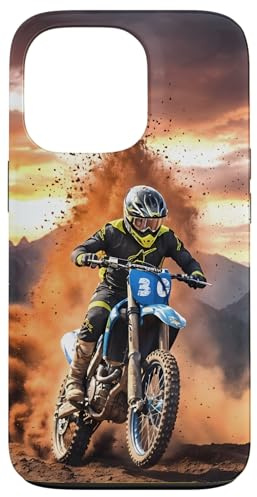 Carcasa para iPhone 13 Pro Motocross piloto de Moto-Cross Trial Enduro piloto