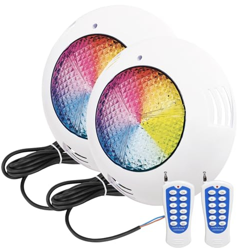 LED ATOMANT 2 LED Poolstrahler 45W RGB IP68 Kabel 2,5m und Fernbedienung