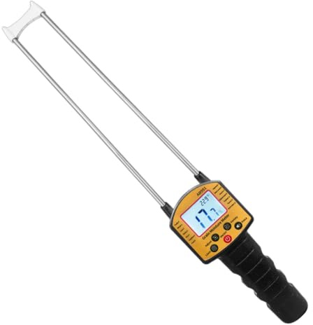 Sonda para humedad en heno Digital Multifuncional Portátil De Precisión | Medidor De Humedad Preciso Para Alfalfa en césped, alfalfa, paja, heno, forraje, cultivo, granja y