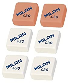PACK 6 GOMAS DE BORRAR MILAN 430