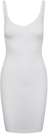 PIECES Damer Pcballroom Long Singlet Noos Bc underkläder, Vit, 40
