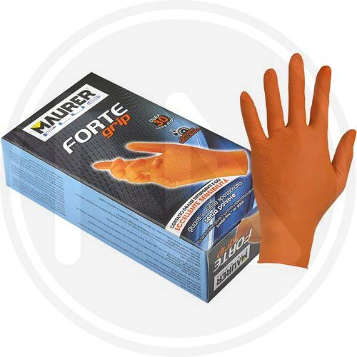 taglia L -GUANTI RIUSABILI IN NITRILEFORTE GRIP MAURER PLUS